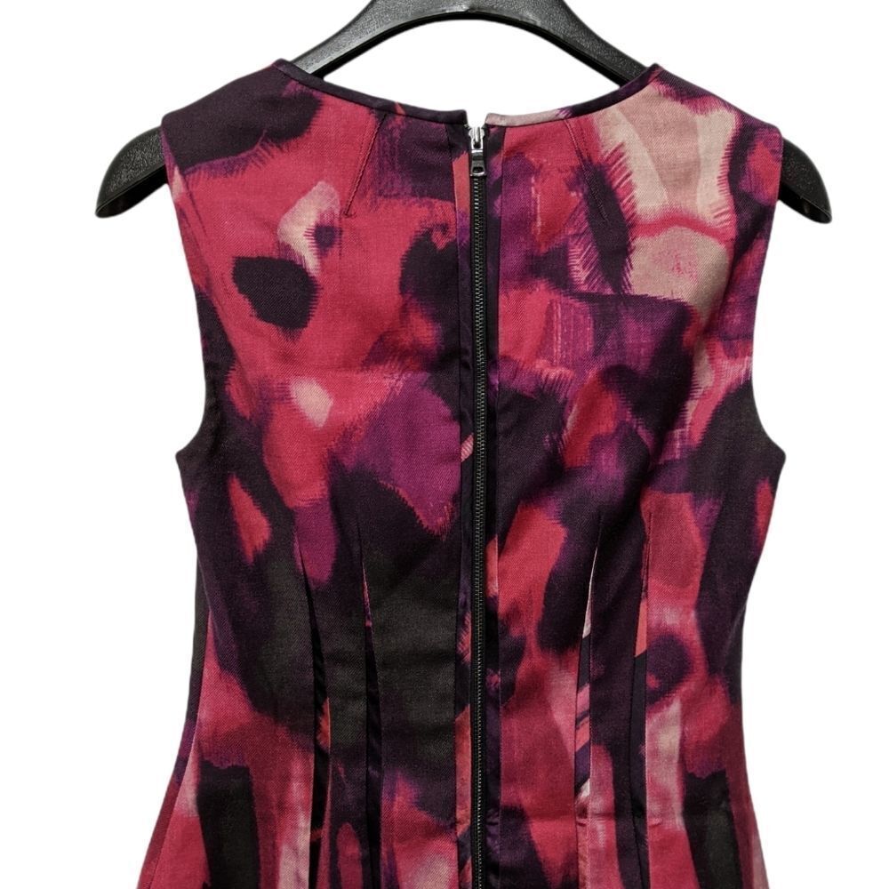 ELIE TAHARI Floral Wool Sheath Dress 2 - Picture 6 of 8